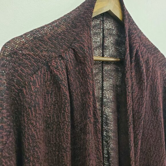 Painted Threads Womens Open Knit Fairy Grunge Cardigan Size L Beach Vacation - Picture 2 of 10